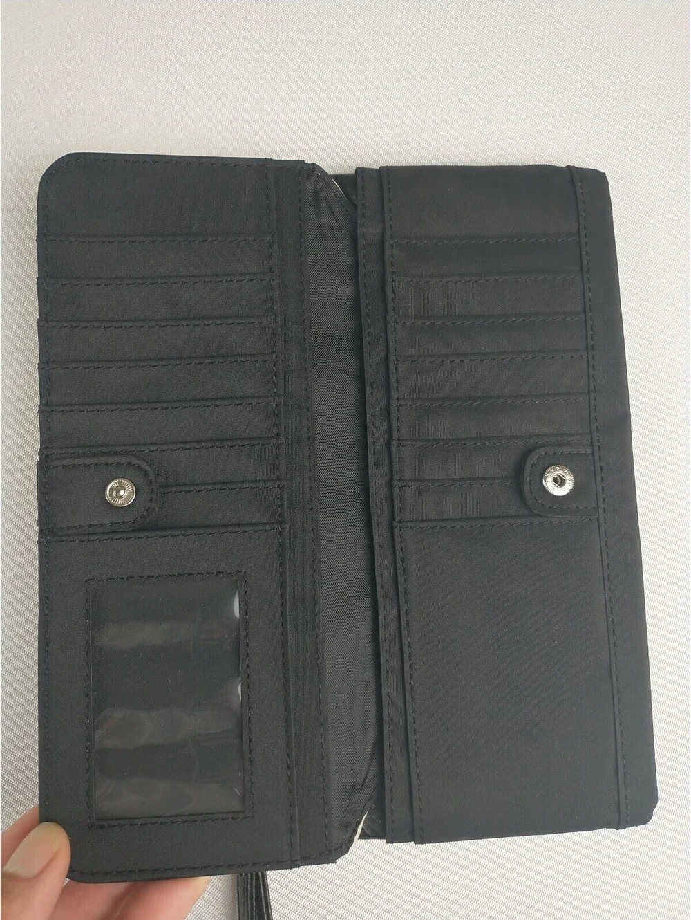 kenneth cole reaction Clutch, Wallet, Organizer Black/White Faux Leather